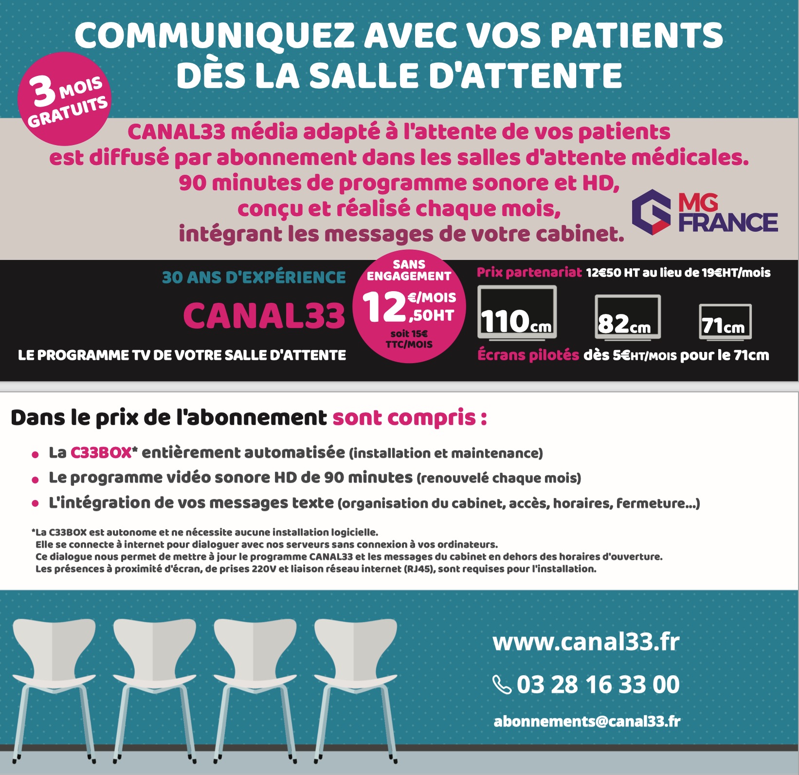 Temps D'attente Pour Un Jugement Apres Appel Une offre pour vos salles d'attente - MG France