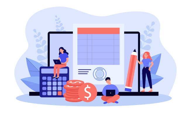 Gestion de votre comptabilité  sur pièces